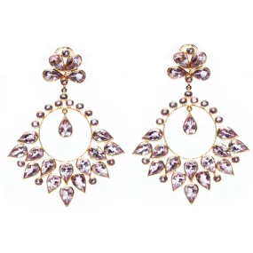 14k Gold and Amethyst Aamira Earring