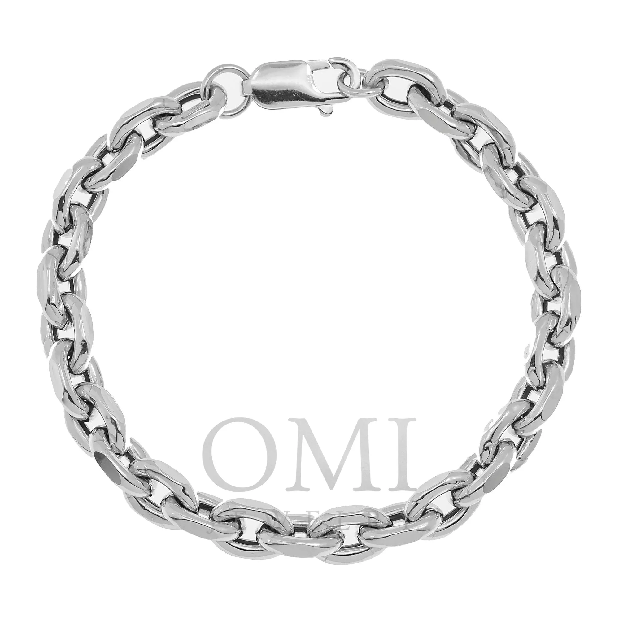 14K GOLD ROLO BELCHER CHAIN BRACELET