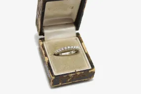 18k Gold Stretch Diamond Eternity Ring