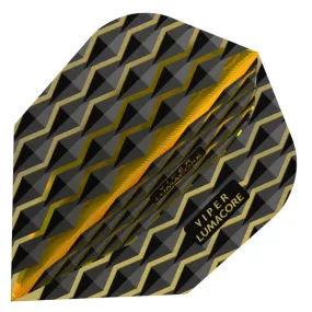 30-6200 Viper V-100 Flights Lumacore Standard Black / Yellow