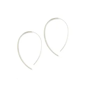 A Little Edge Threader Pull Through Earrings