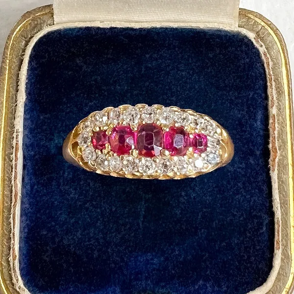 Antique Ruby & Diamond Ring