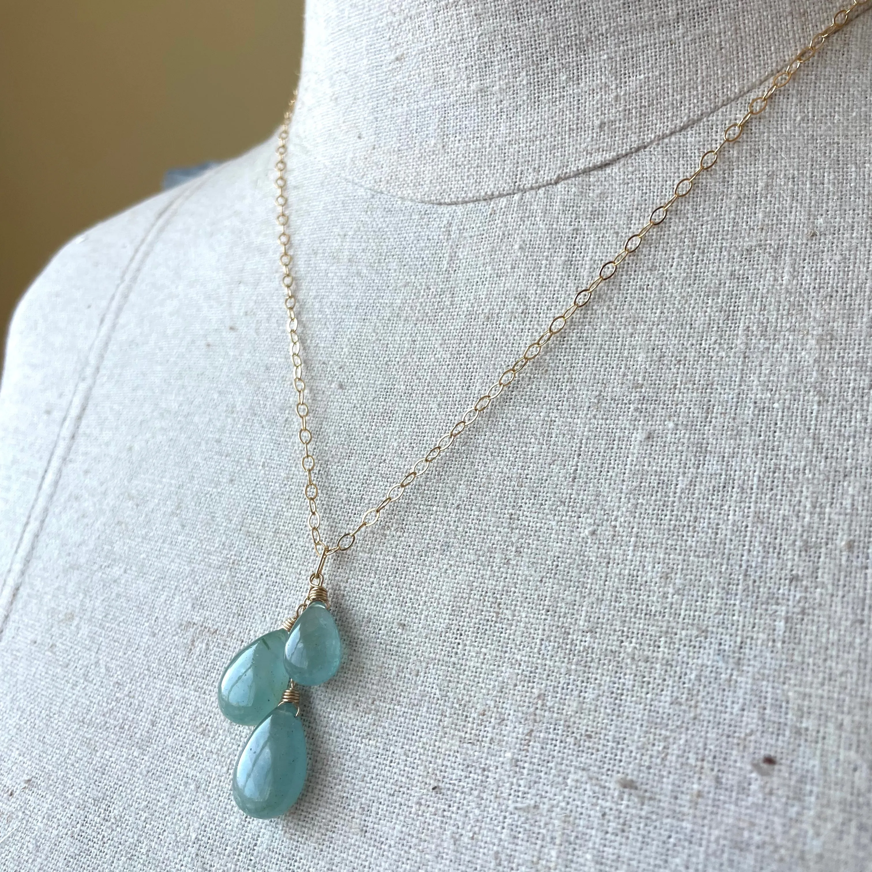 Aquamarine  Necklace OOAK