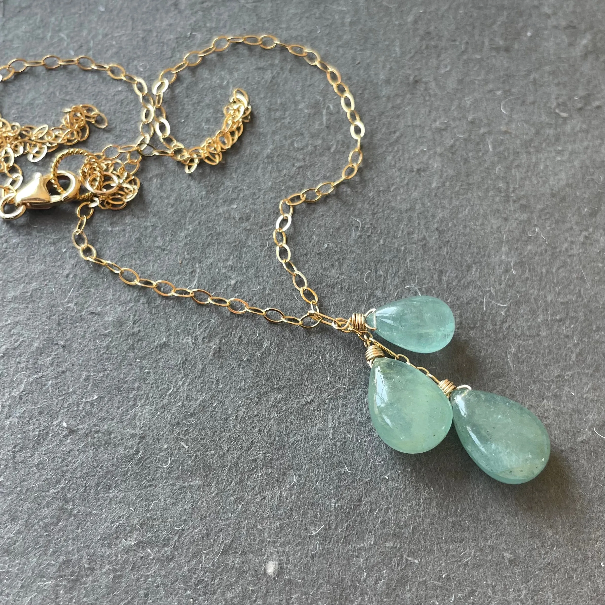 Aquamarine  Necklace OOAK