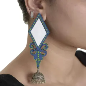 Barfi Hand painted Earring