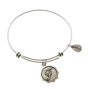 Bella Ryann Bangle Bracelet - Letter F