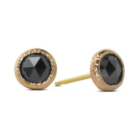 Black Diamond Stud Earrings