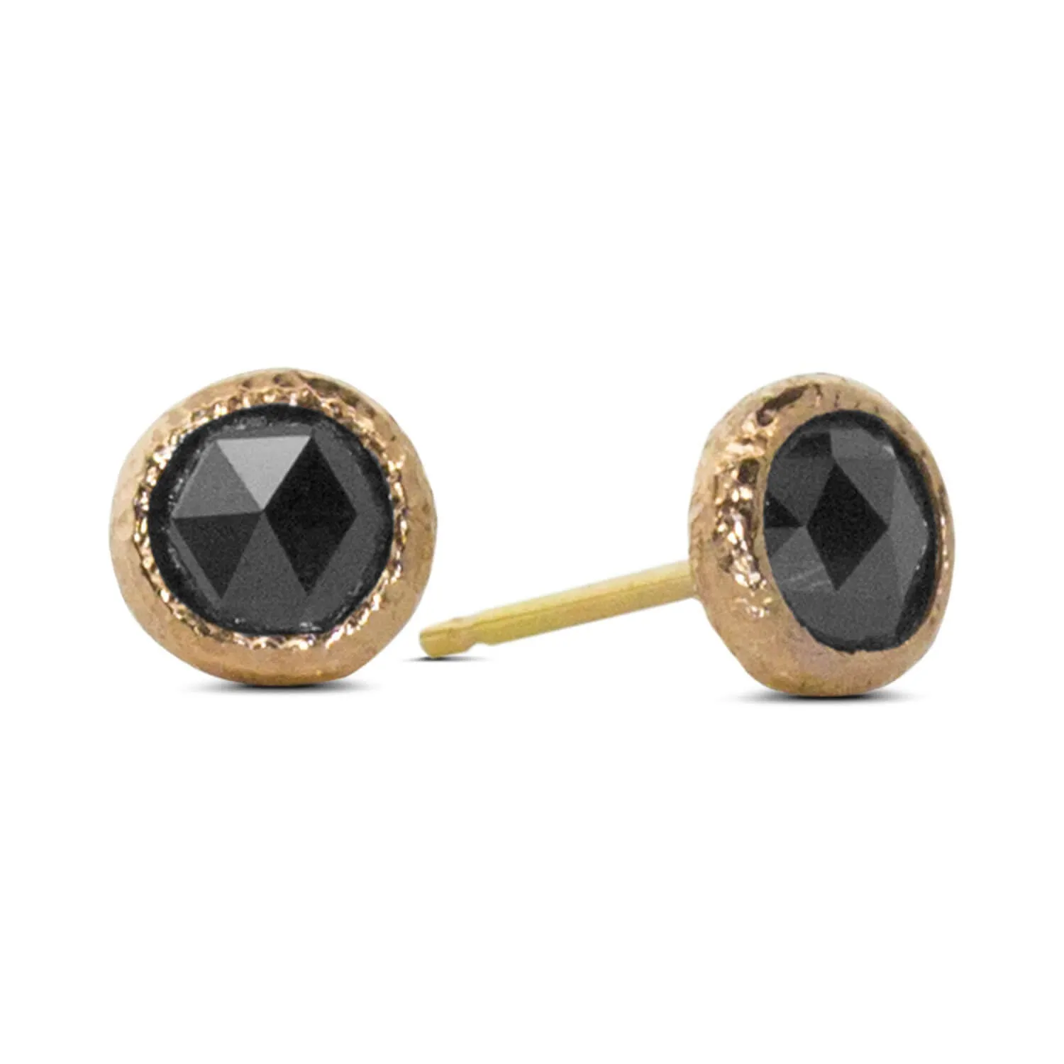 Black Diamond Stud Earrings