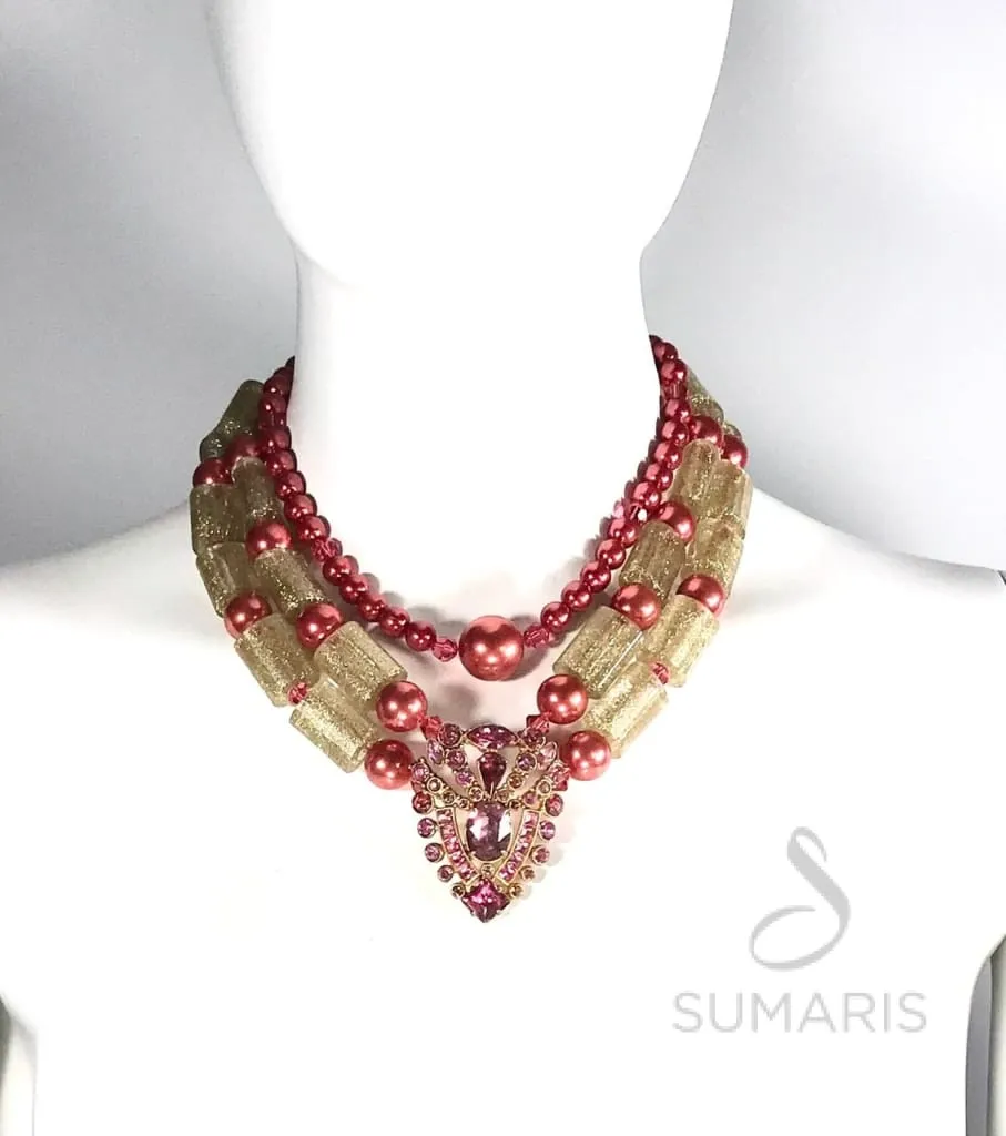 BOMBSHELL OOAK STATEMENT NECKLACE