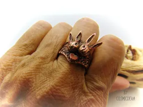 Bunny Love Copper Ring US Size 7.5 Ring