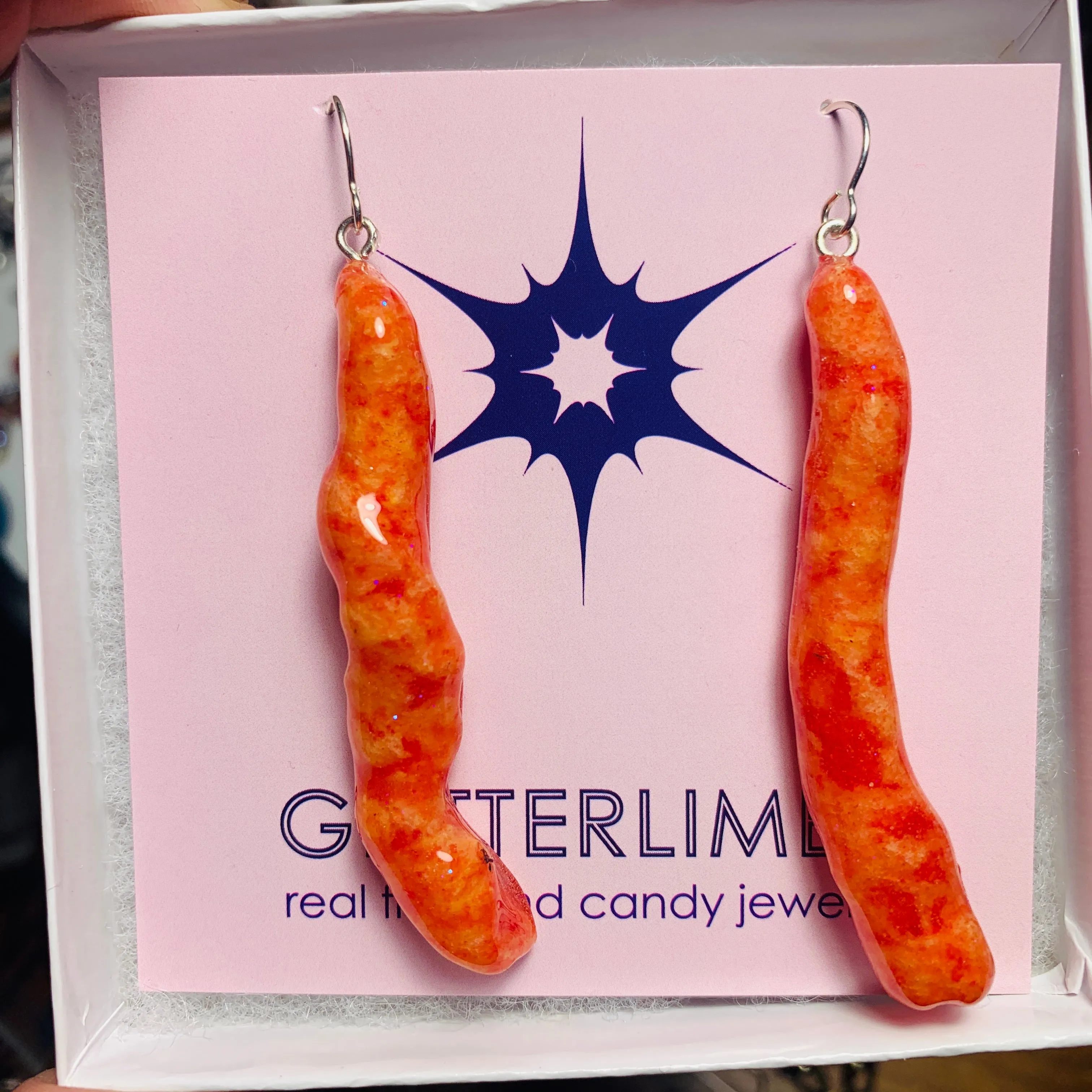 Cheese Snack Earrings