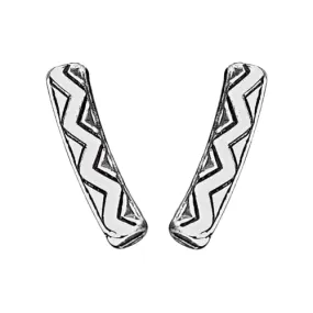 Chevron Ear Climbers