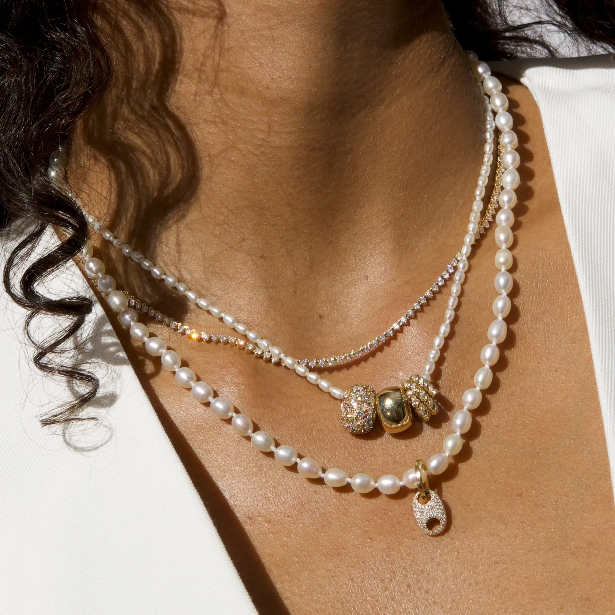 Chunky Seed Pearl Necklace