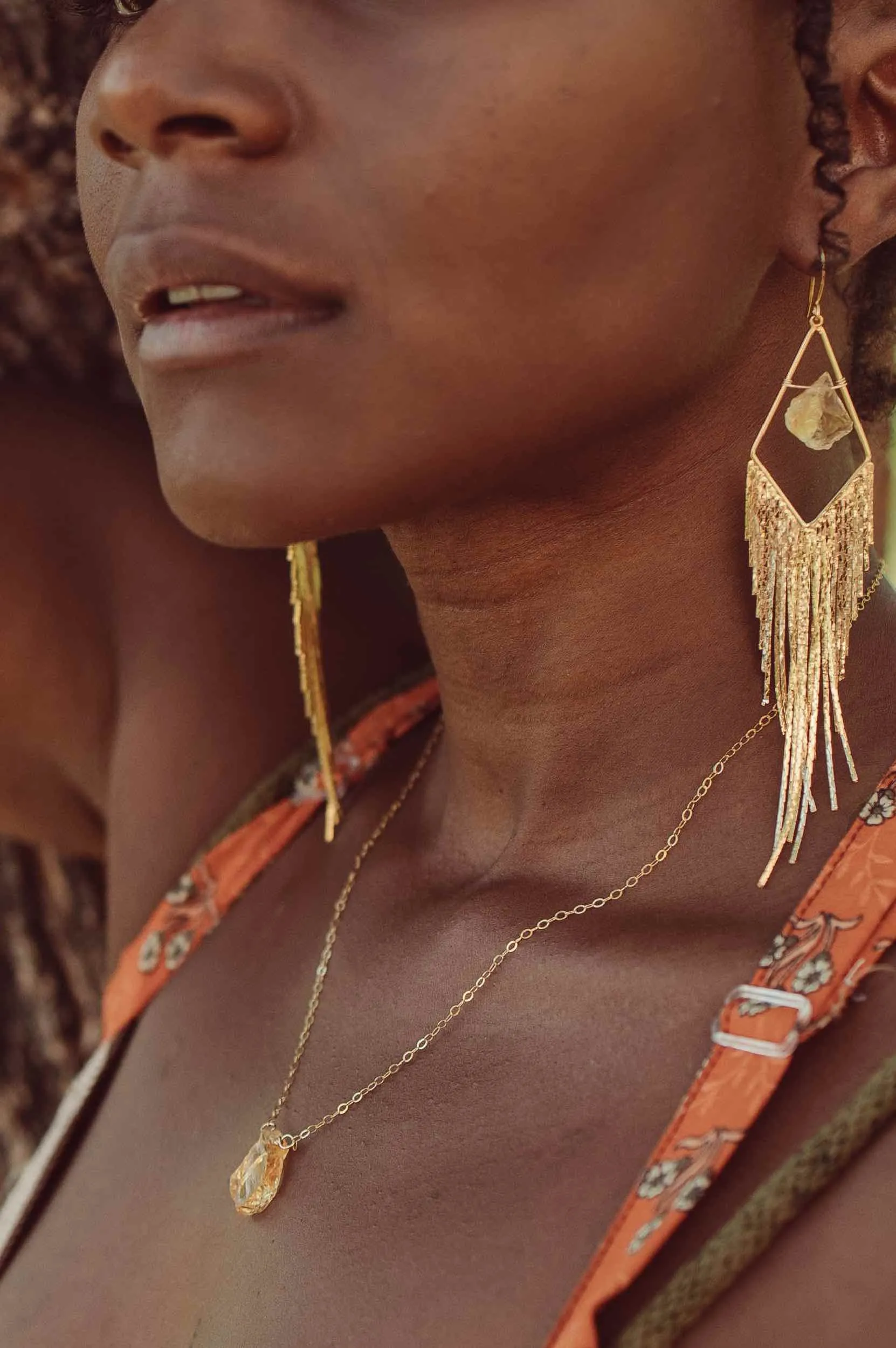 Citrine Joy Gold Necklace