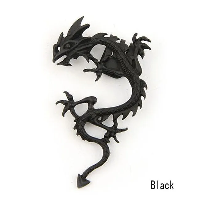 Coiling Wyrm Ear Cuff