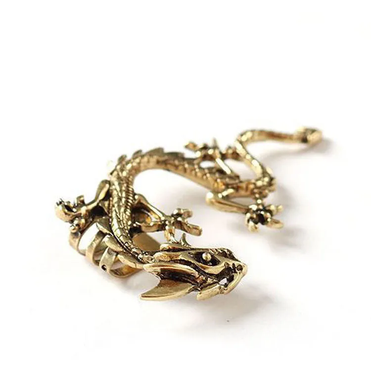 Coiling Wyrm Ear Cuff