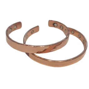 Handcrafted Vintage Copper Cuff Bangle Bracelet - Adjustable, Eco-Friendly, for Women and Men