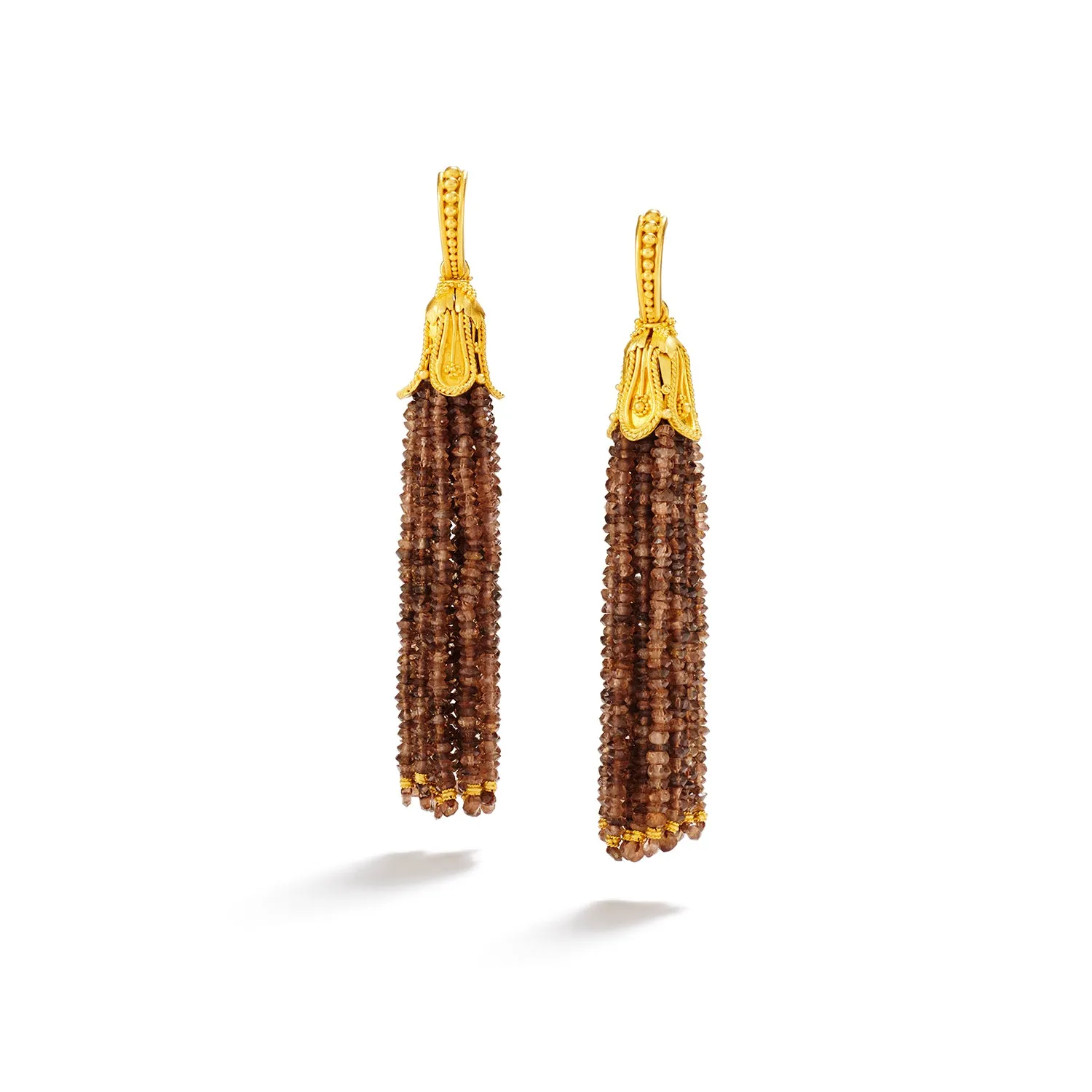 Datura Tassel Drop Earrings