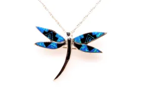 David Rosales Black Beauty Dragonfly Pendant