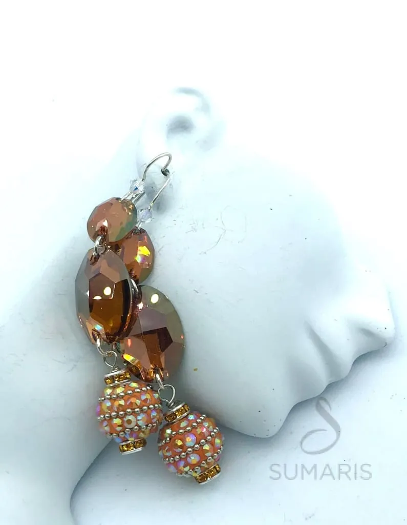 DISCO BALLS OOAK STATEMENT EARRINGS