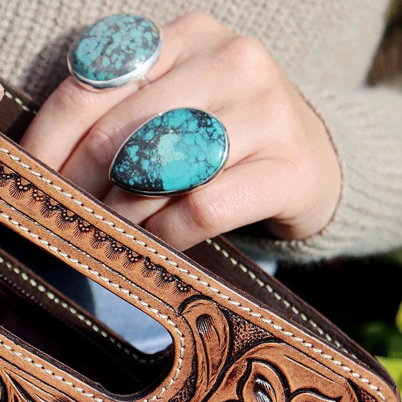 Dixie Turquoise Bohemian Ring (G)