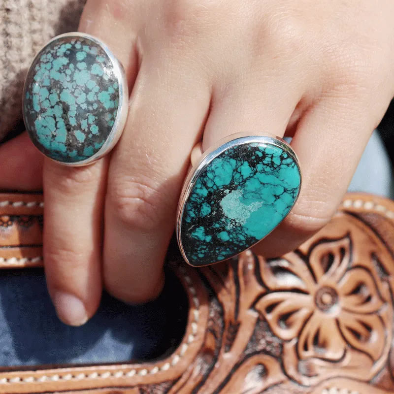 Dixie Turquoise Bohemian Ring (G)