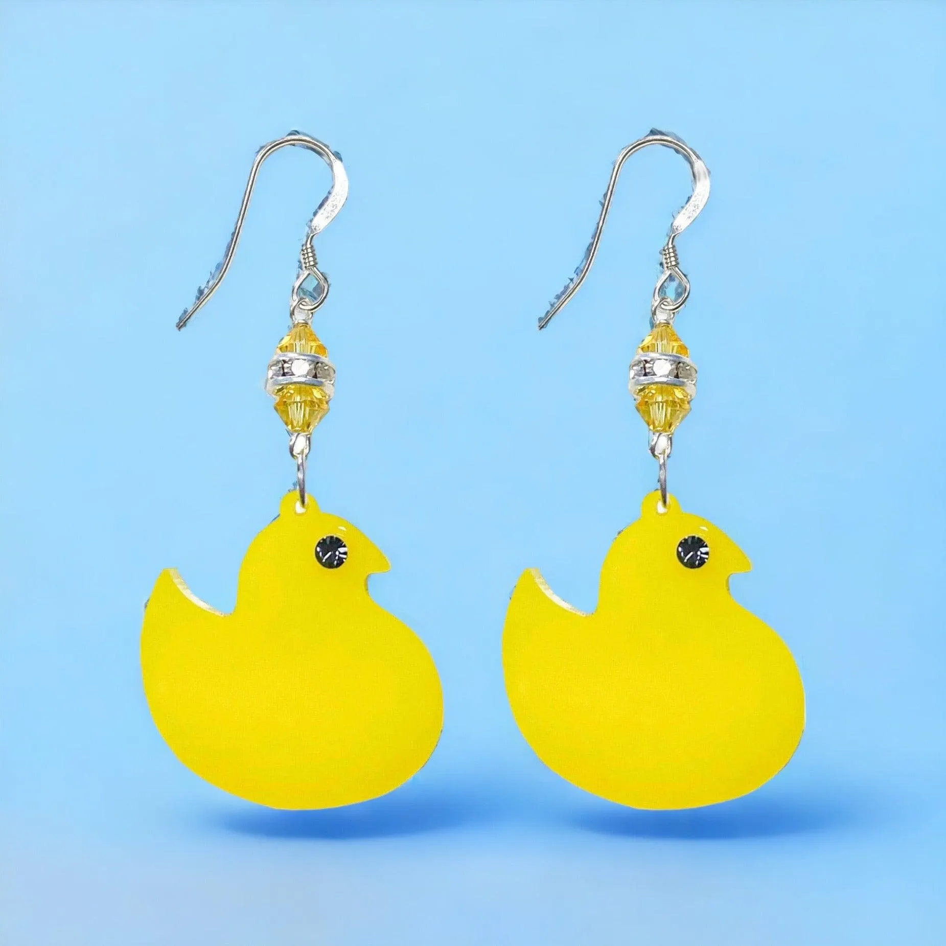 DIY Acrylic Earring Kit - Peep Chick Easter Earring