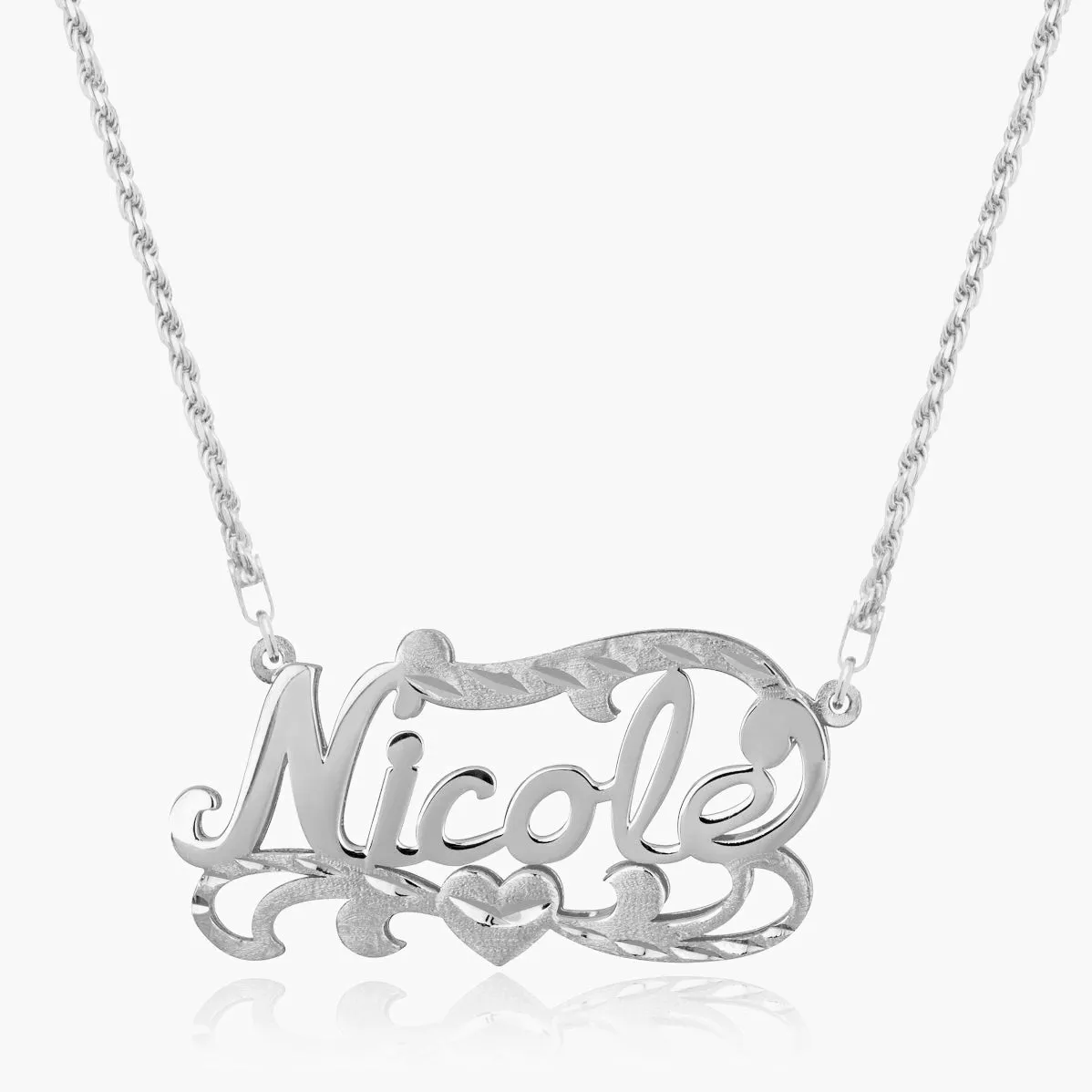 Double Plated Name Necklace