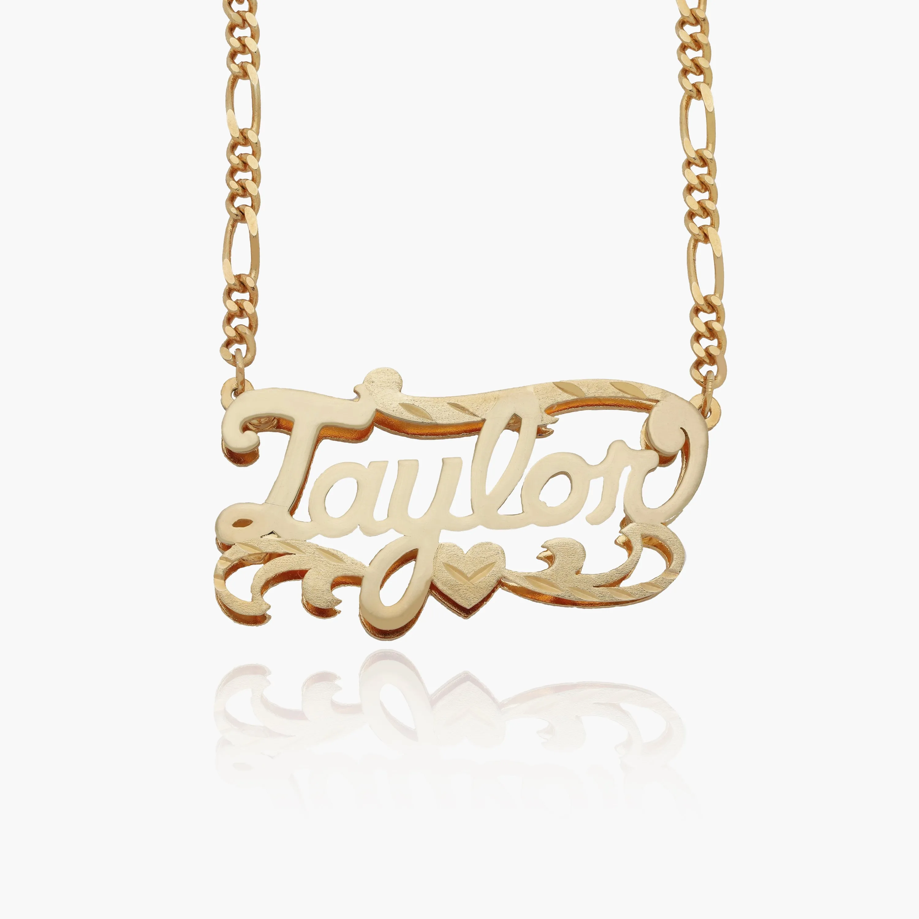 Double Plated Name Necklace