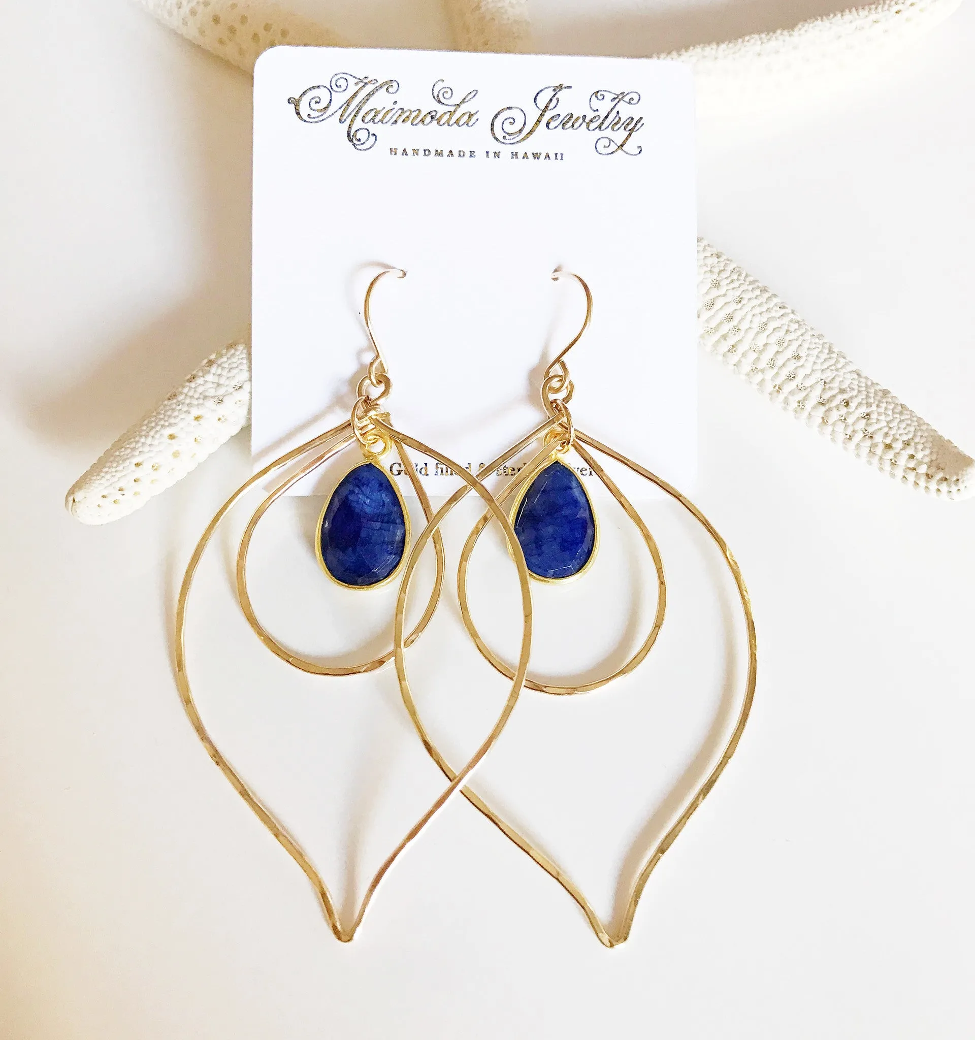 Earrings Chloe- Lapis Lazuli (E269)