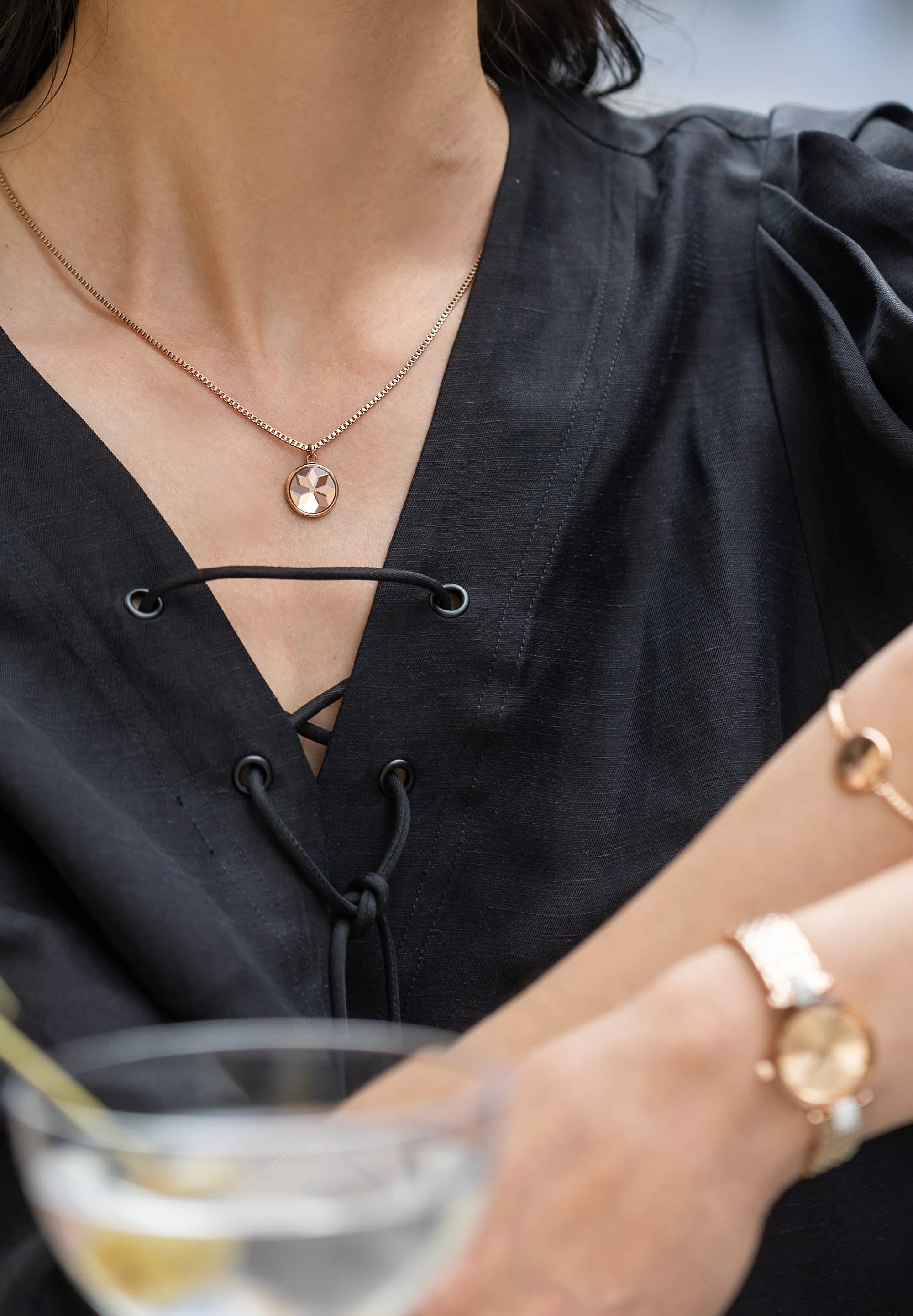 Facet Pendant Necklace JS.0014