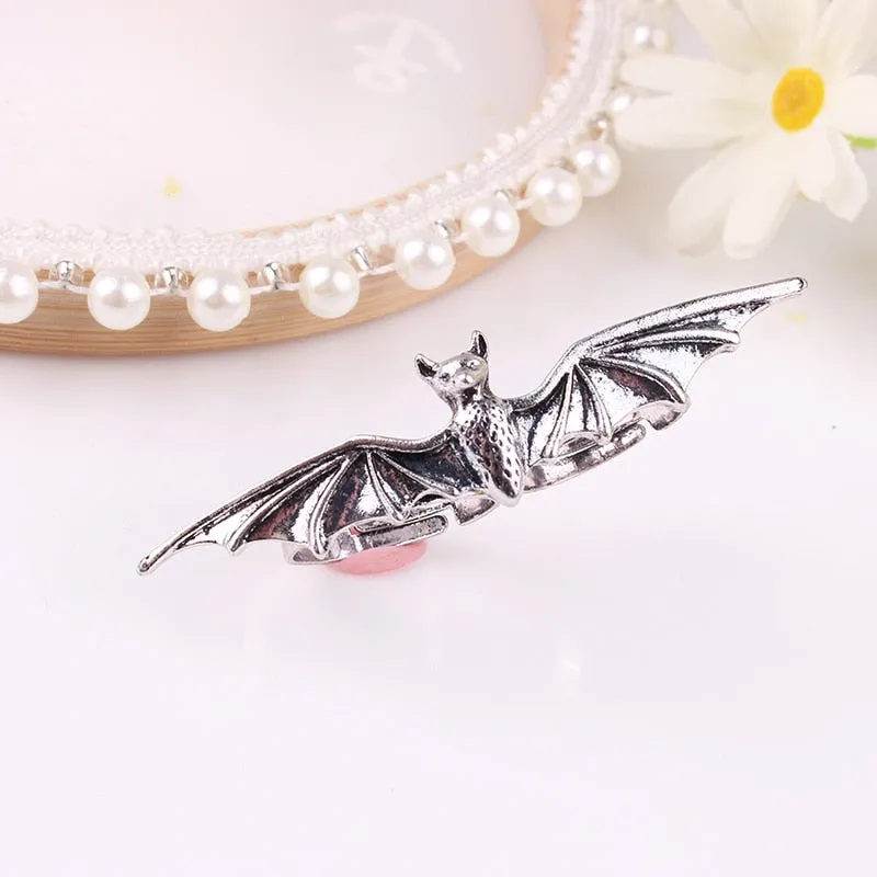 Flying Bat Two-Finger Ring