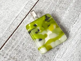 Fused Glass Pendant ~ Glam Cam