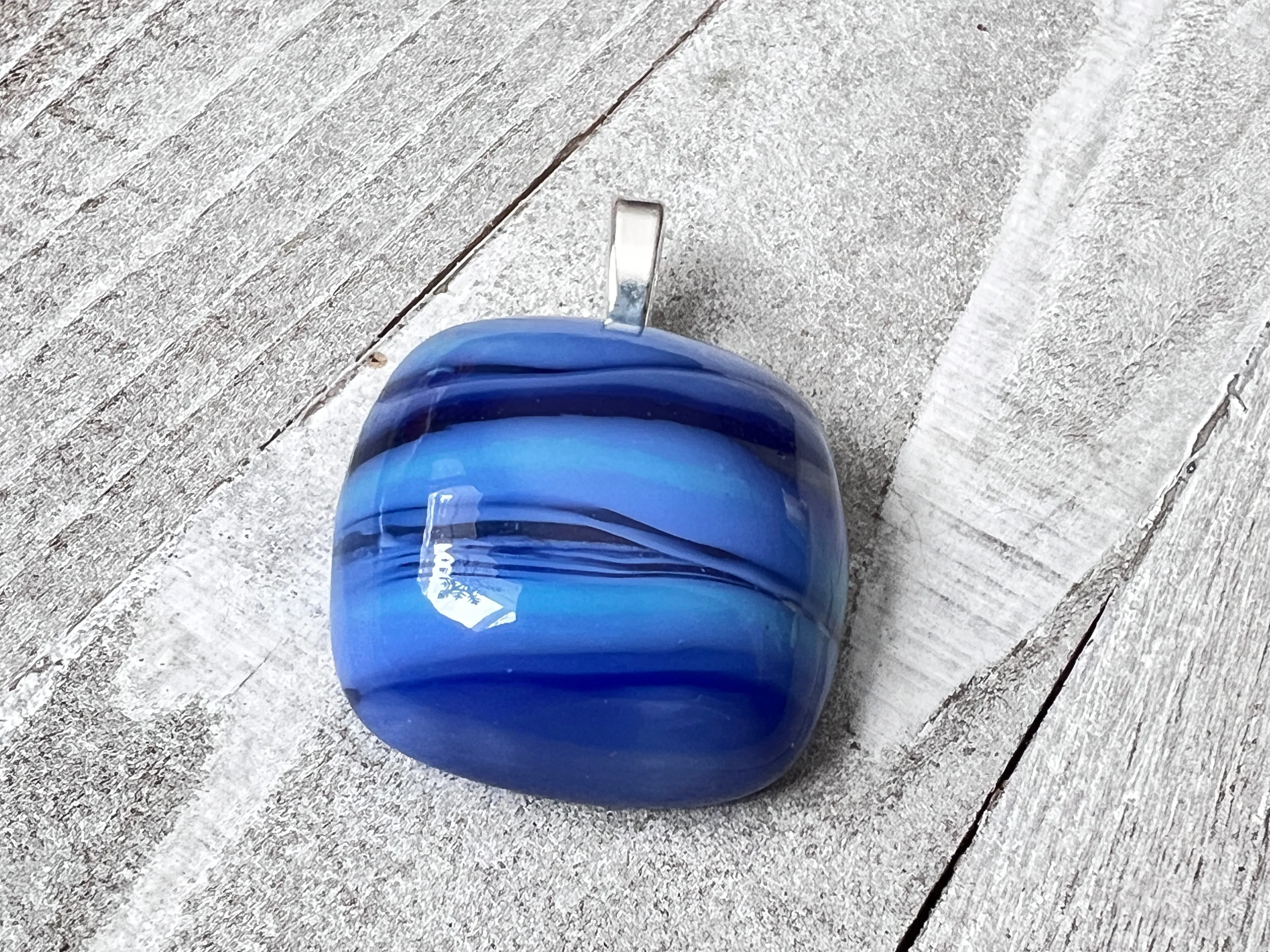 Fused Glass Pendant~Ocean Of Love