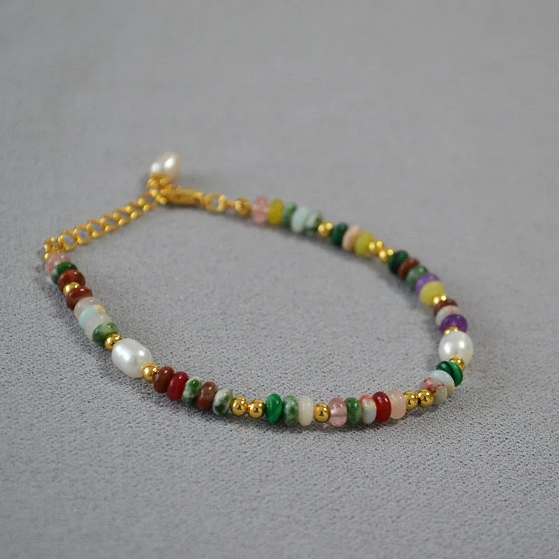 Gemstones Beads Bracelet Necklace(Purchase Individually)