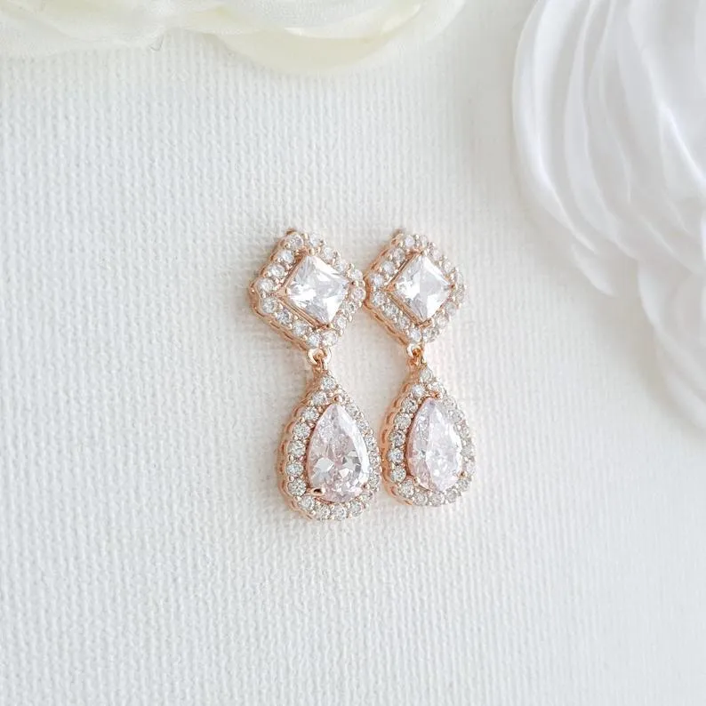 Gold Bridesmaids Earrings- Kala