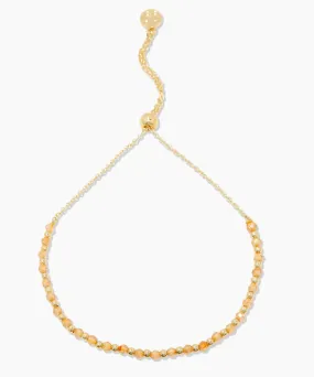 Gorjana Power Gemstone Brooks Bracelet - Gold/Citrine