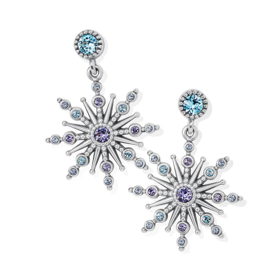 Halo Starlit Post Drop Earrings