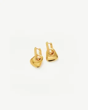 Hera Mini Charm Hoop Earrings | 18ct Gold Plated Vermeil