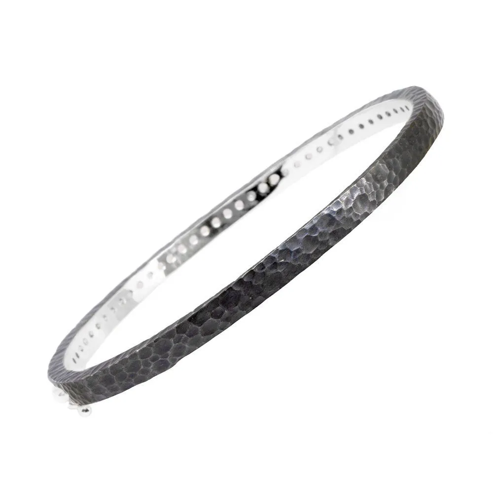 Hidden Gems Multi Tourmaline Silver Bangle