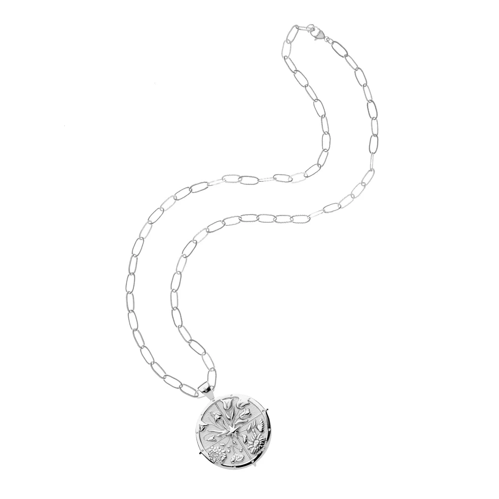 HOPE JW Original Pendant Coin in Silver