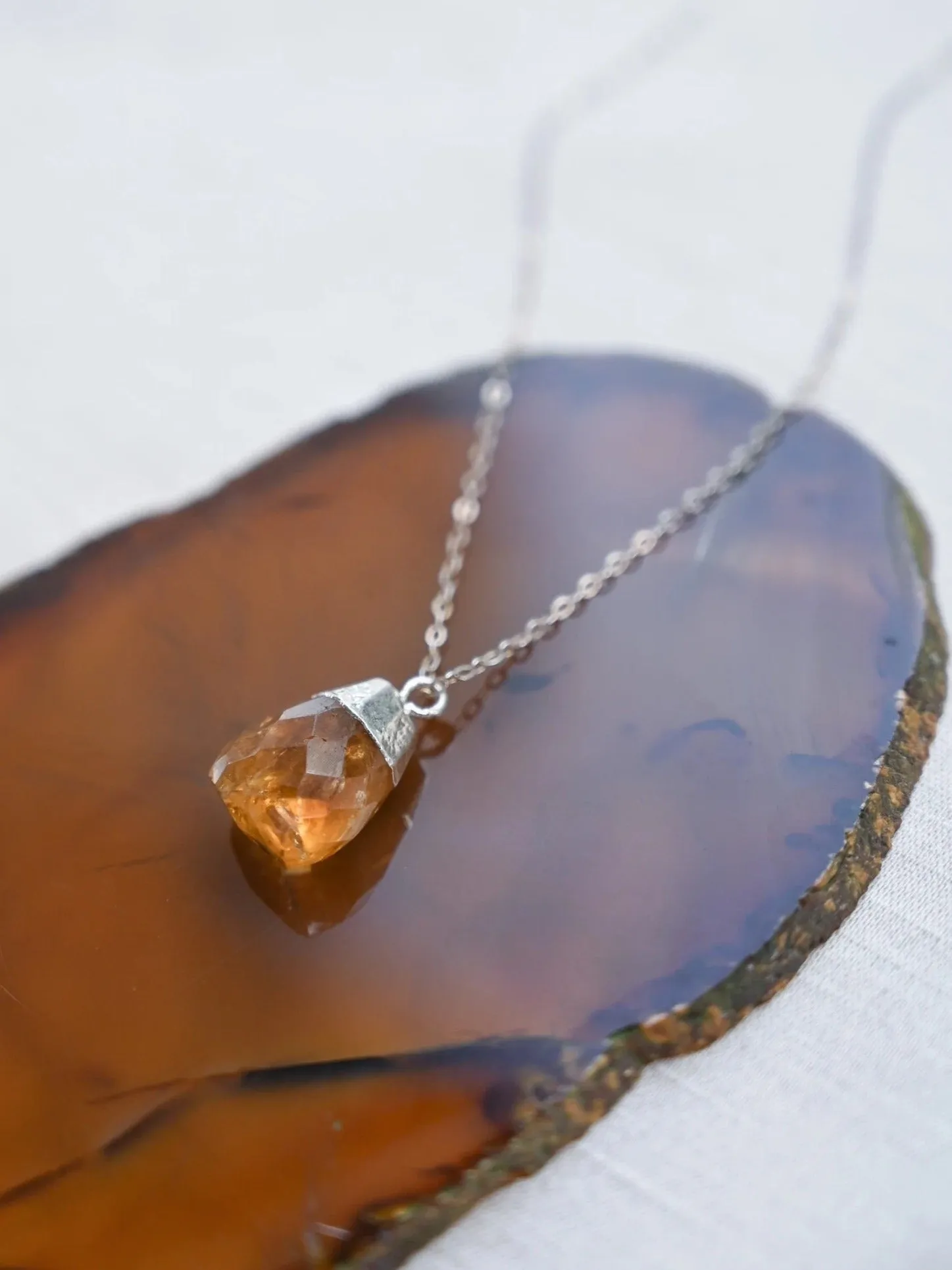 I Am Joy Citrine Necklace