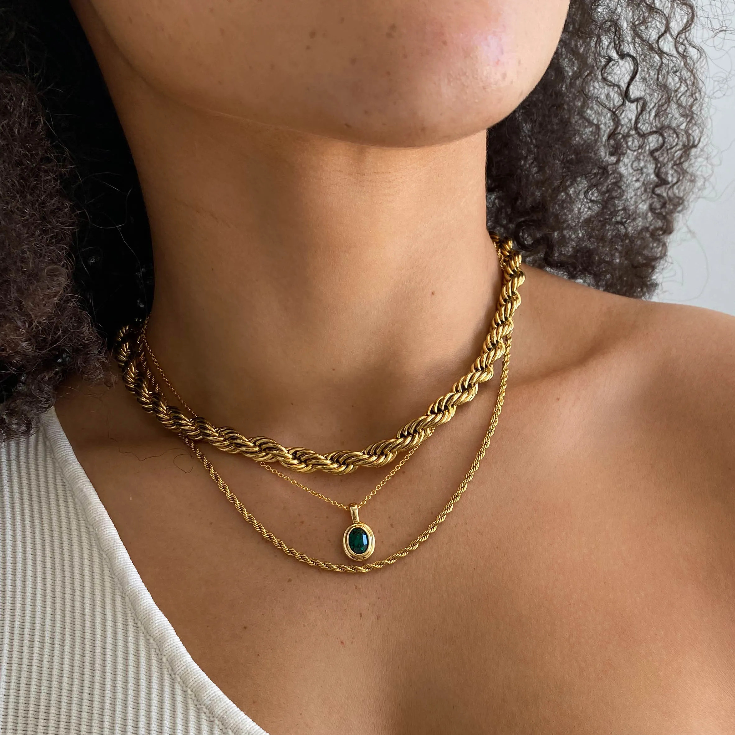 Ingrid Necklace - Emerald Green