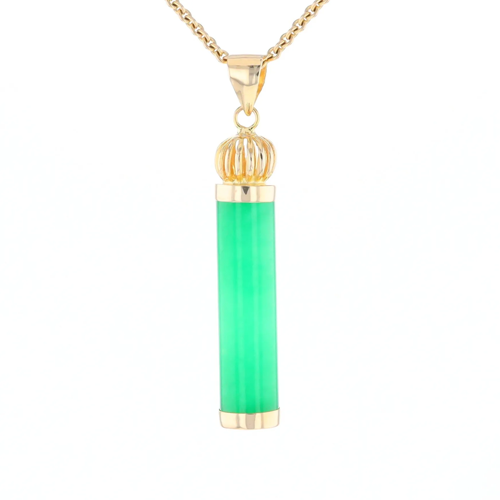 Jadeite Cylinder Pendant