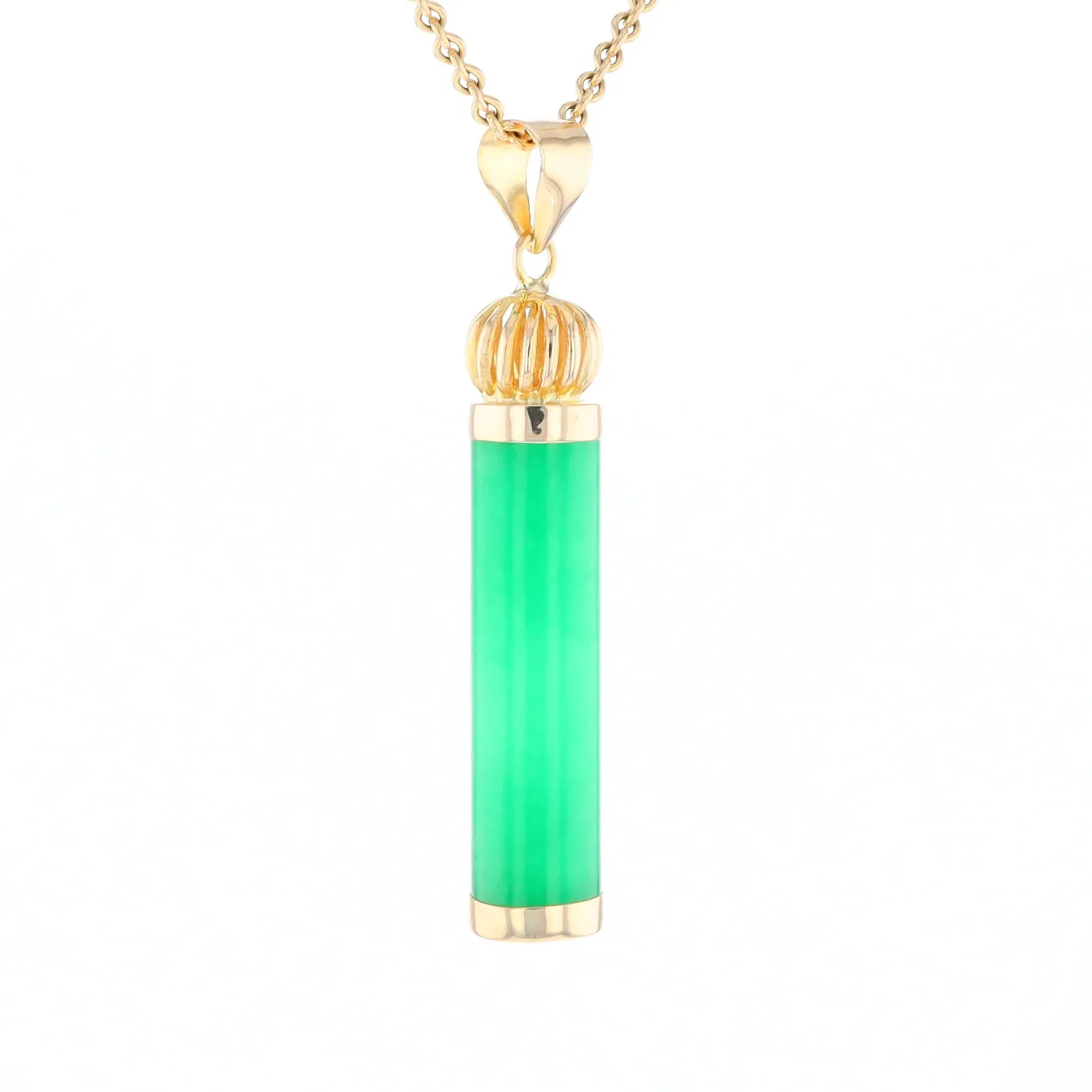 Jadeite Cylinder Pendant