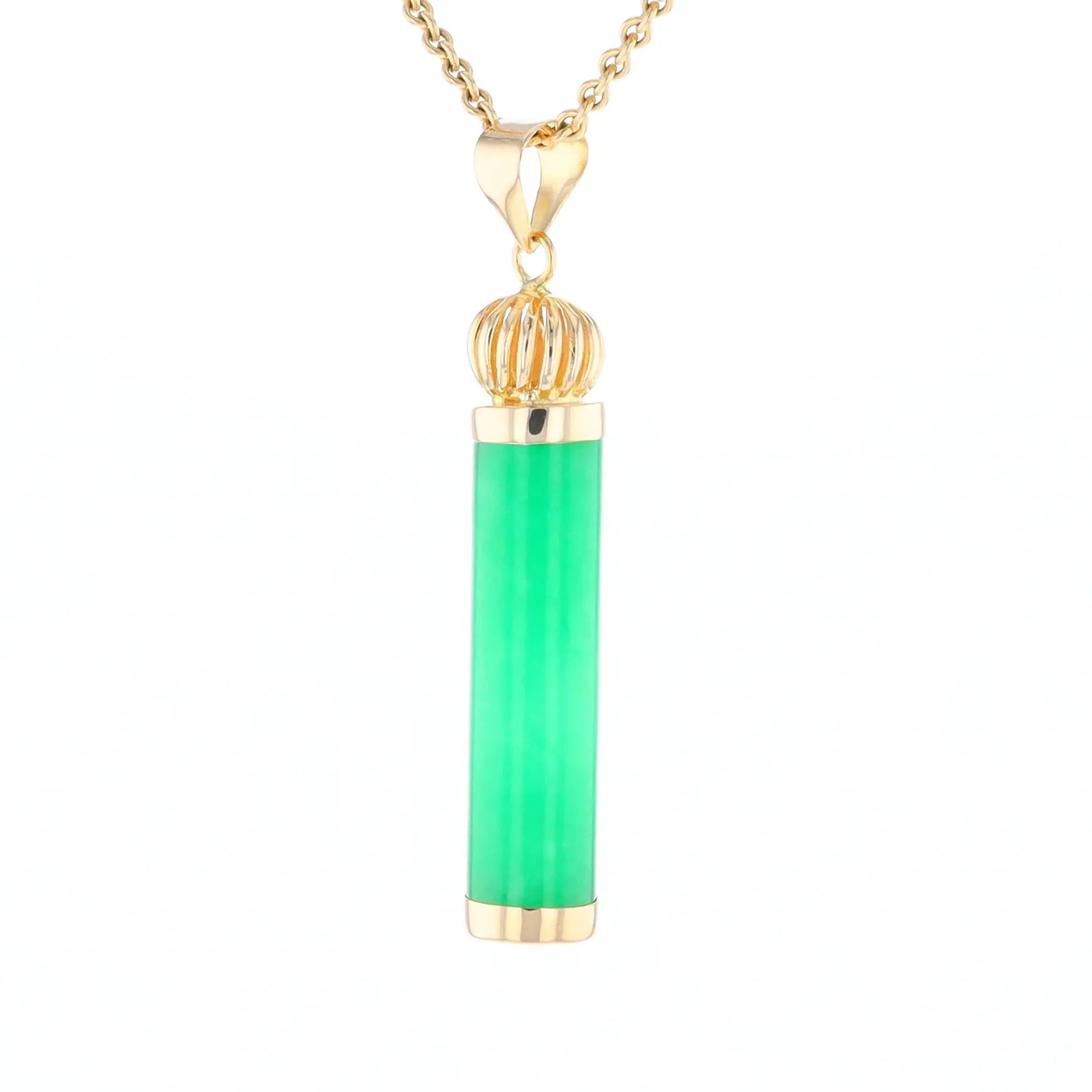 Jadeite Cylinder Pendant