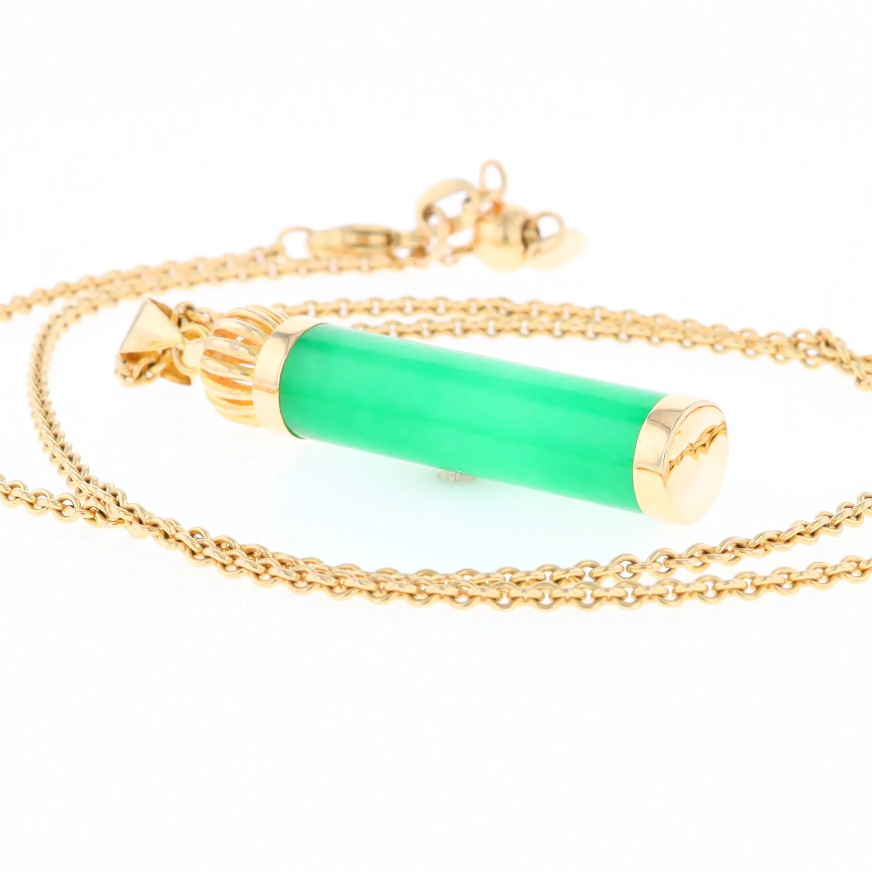 Jadeite Cylinder Pendant