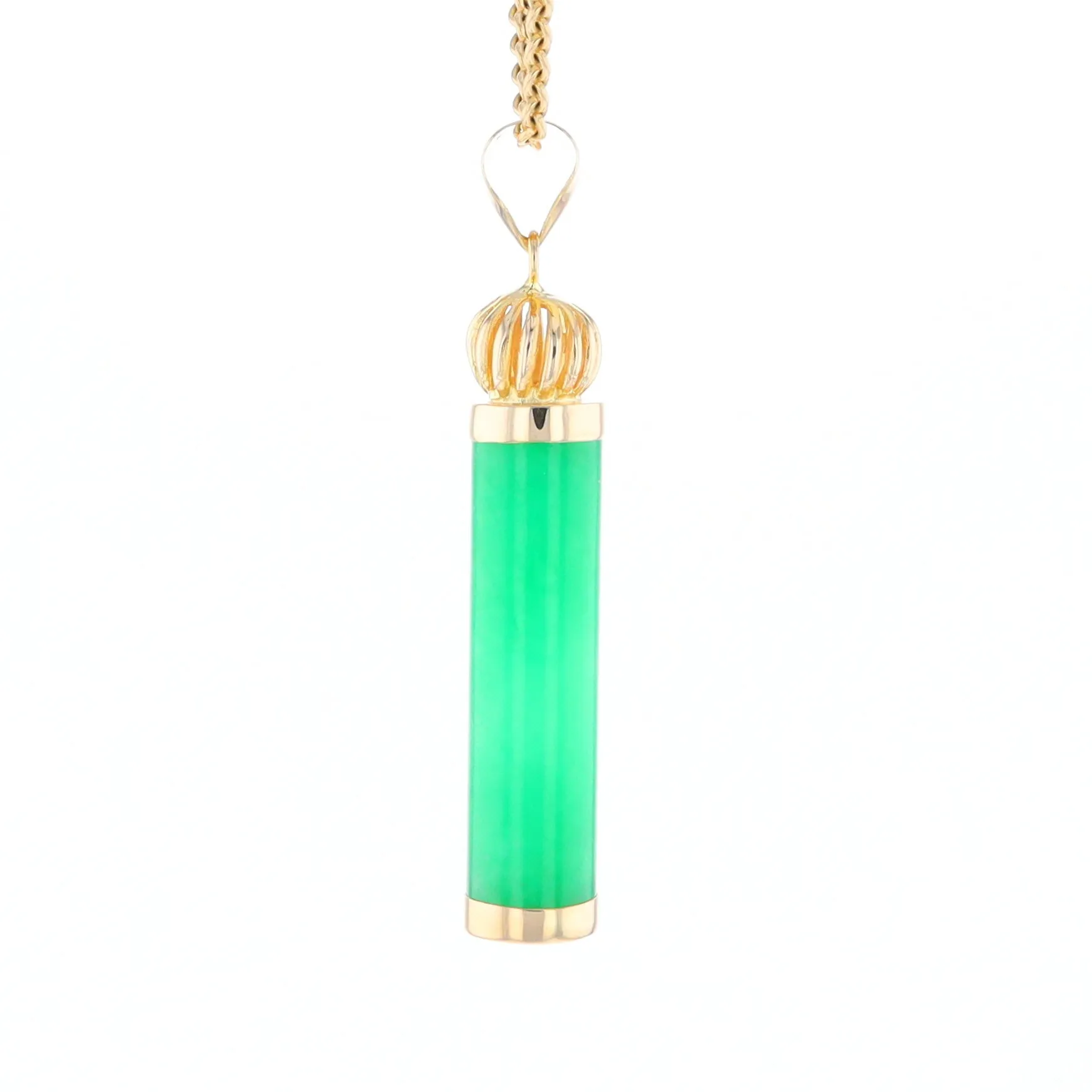 Jadeite Cylinder Pendant