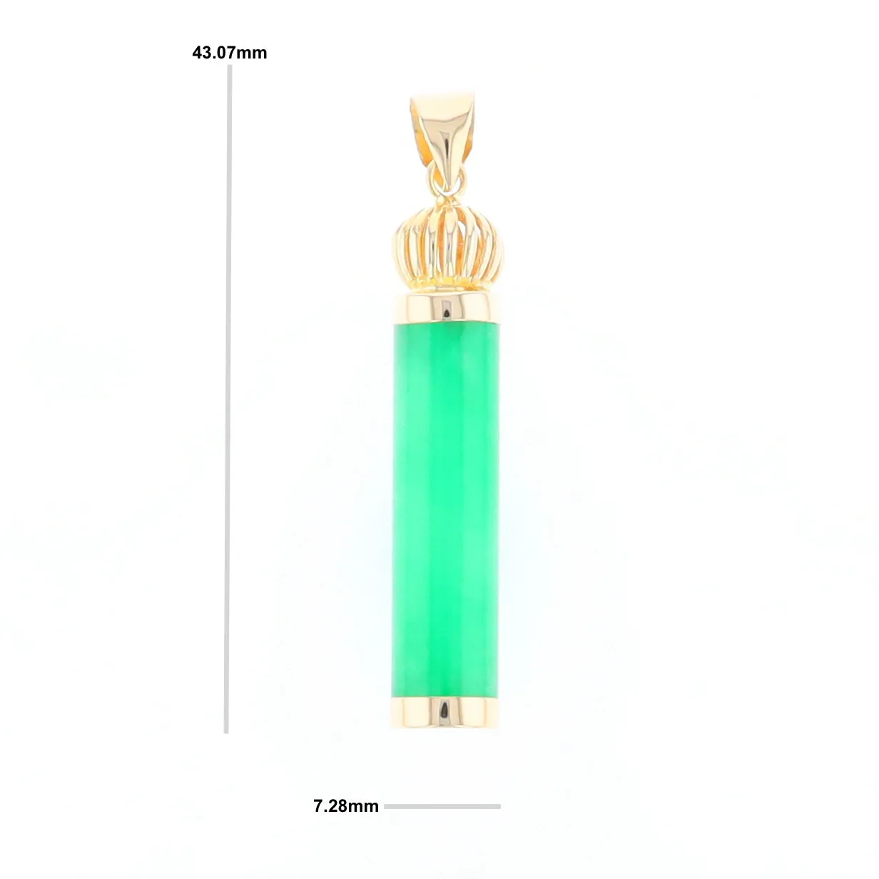 Jadeite Cylinder Pendant