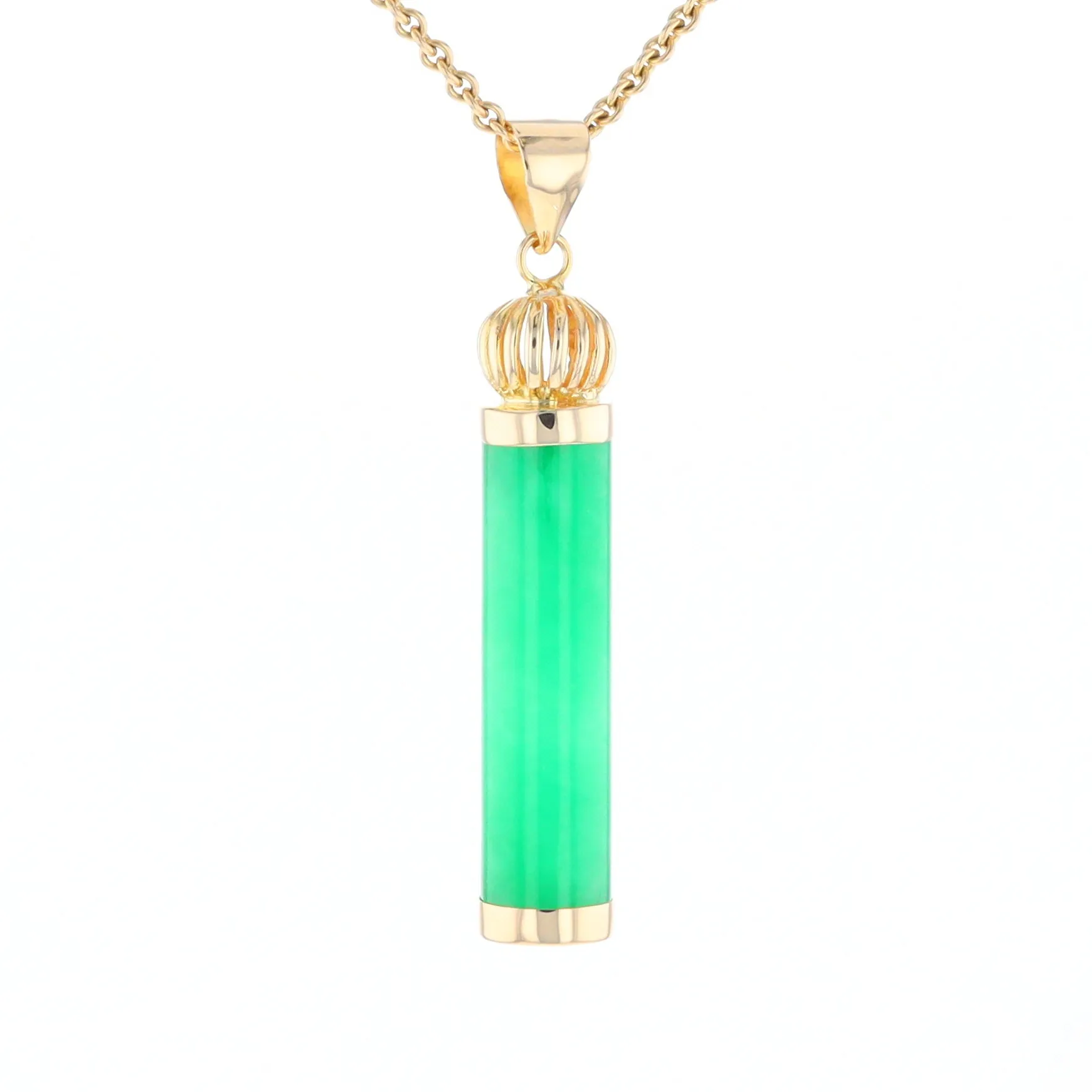 Jadeite Cylinder Pendant